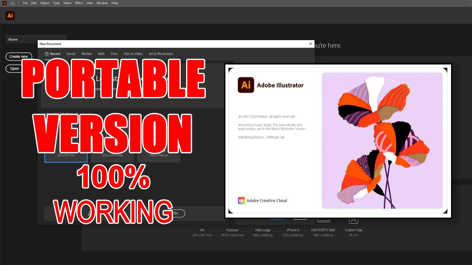 download adobe illustrator 2020 portable